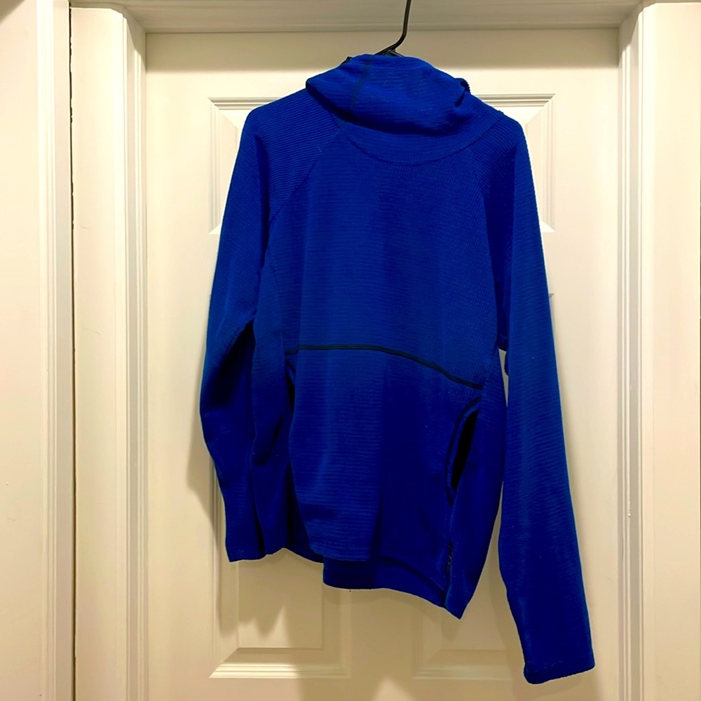 Melanzana Microgrid Hoodie Men’s Large Royal Blue, great condition